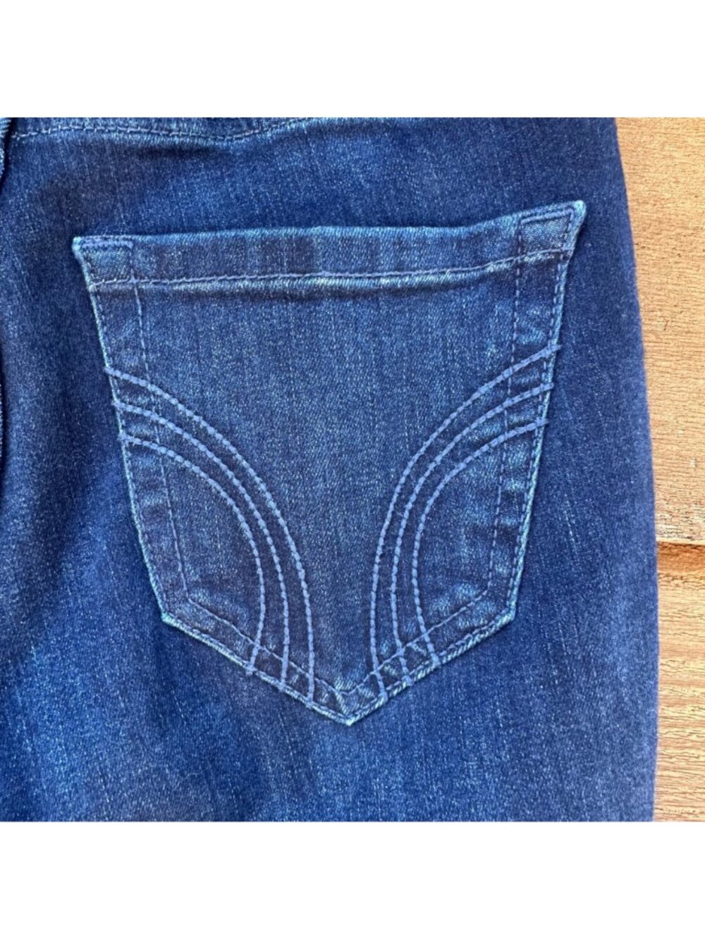 Hollister Curvy High-Rise Super Skinny Jeans W25R Dark Wash Denim Womens - Picture 12 of 12